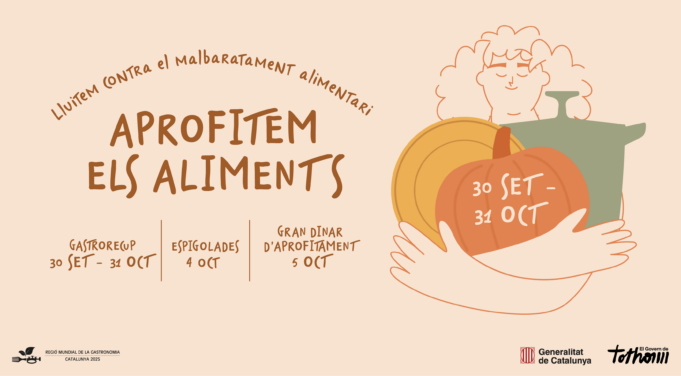 “Aprofitem els aliments”: menys malbaratar, més aprofitar Campanya “Aprofitem els Aliments”, iniciativa impulsada pel Departament d’Agricultura, Ramaderia, Pesca i Alimentació per reduir el malbaratament alimentari