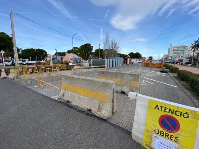 Obres Avinguda Barcelona Miami Platja