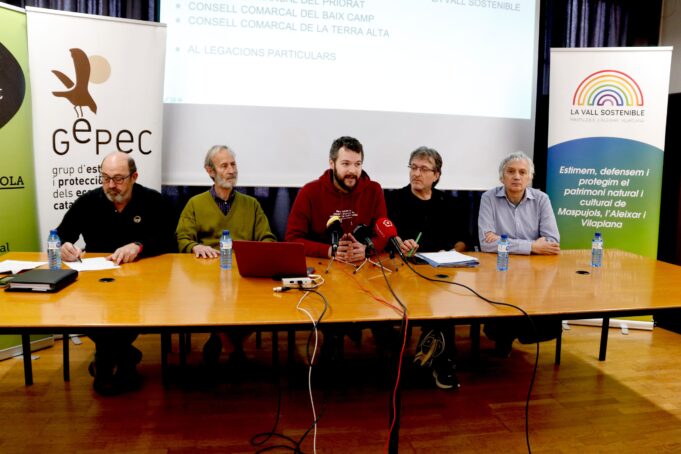 Recullen gairebé 3.000 al·legacions contra el projecte de la MAT entre Aragó i Tarragona en dos dies