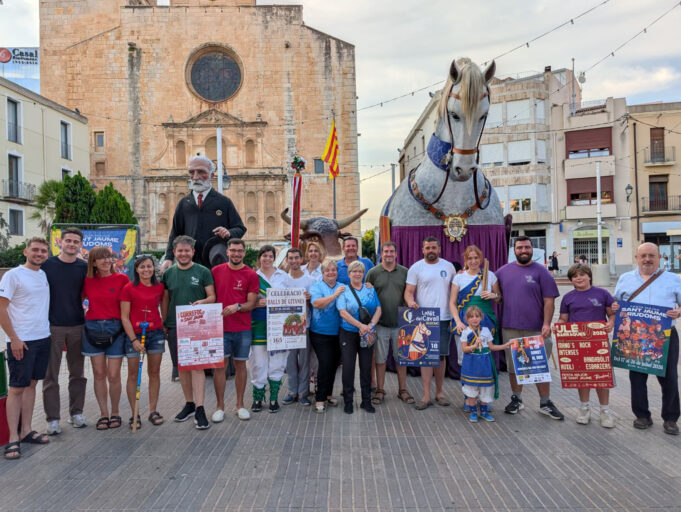 Riudoms presenta la Festa Major de Sant Jaume amb un programa de 25 activitats i nous domassos