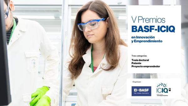L’ICIQ i BASF convoquen la cinquena edició dels Premis en Innovació i Emprenedoria