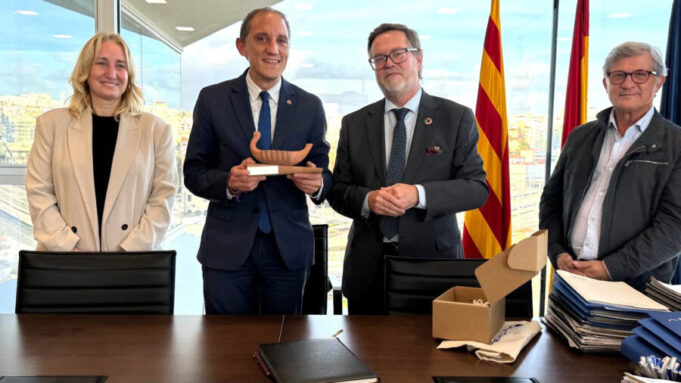 El Delegat del Govern d’Espanya a Catalunya, José Crespín, visita el Port de Tarragona